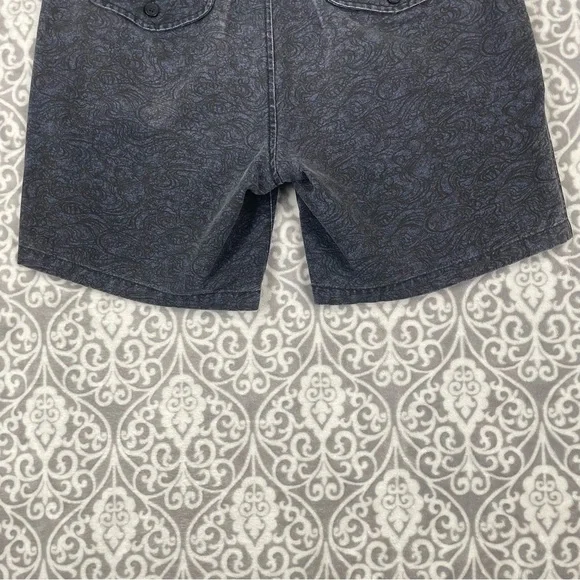 rodd & gunn shorts reef fit faded black cotton men's 34x7 - Picture 6 of 9